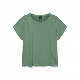 Тениска Vero moda Emmy short sleeve T-shirt - Hedge Green (Green) тениска,дамски,тениски,vero,moda,emmy,short,sleeve,t,shirt,hedge,green,(green)