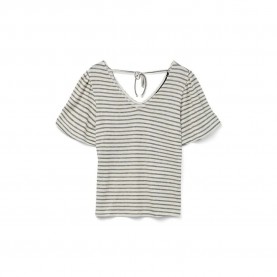 дамски,блузи,дамски,ризи,vero,moda,gina,short,sleeve,blouse,beige,(oatmeal,black)