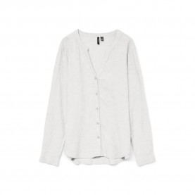 риза,с,дълъг,ръкав,дамски,блузи,дамски,ризи,vero,moda,linn,long,sleeve,shirt,snow,white,(white)