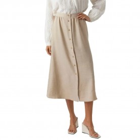 пола,дамски,поли,и,рокли,vero,moda,melaney,high,waist,long,skirt,beige,(overcast,melange)