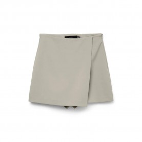 пола,дамски,поли,и,рокли,vero,moda,melina,solid,high,waist,short,skirt,silver,lining,(beige)