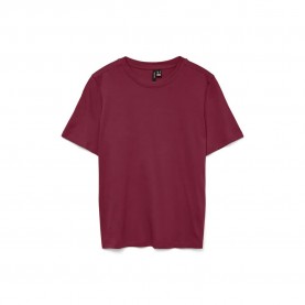 тениска,дамски,тениски,vero,moda,paulina,short,sleeve,t,shirt,tibetan,red,(red)