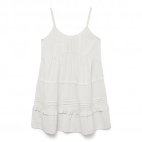 рокля,дамски,поли,и,рокли,vero,moda,pretty,sleeveless,short,dress,white,(snow,white)