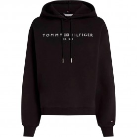 суичър,дамски,блузи,tommy,hilfiger,corp,logo,hoodie,black