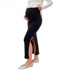 пола,дамски,поли,и,рокли,mamalicious,alanis,seamless,high,waist,long,skirt,black
