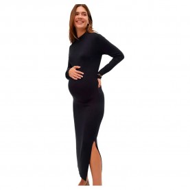 рокля,дамски,поли,и,рокли,mamalicious,trinity,long,sleeve,midi,dress,black