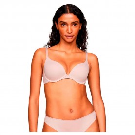 сутиен,дамско,бельо,дамски,бикини,и,танкини,tommy,hilfiger,essential,invisibles,plunge,push,up,bra,beige