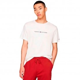 тениска,мъжки,пижами,tommy,hilfiger,original,short,sleeve,pyjama,t,shirt,white,(ivory)