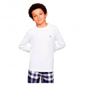 детско,бельо,tommy,hilfiger,signature,essential,long,sleeve,base,layer,2,units,desert,sky,white,(white)