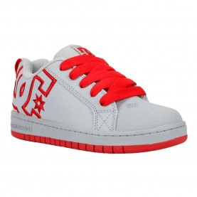 обувки,детски,маратонки,dc,shoes,court,graffik,trainers,grey,grey,red,(grey)