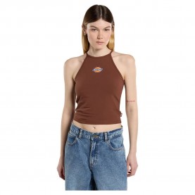 тениска,дамски,тениски,dickies,chain,lake,vest,sleeveless,t,shirt,brown,(cappuccino)