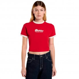 тениска,дамски,тениски,dickies,lewistown,ringer,short,sleeve,t,shirt,red,(english,red)
