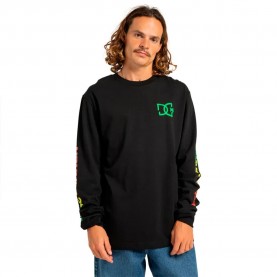 тениска,мъжки,тениски,dc,shoes,hot,box,long,sleeve,t,shirt,black