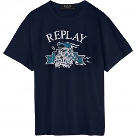 тениска,детски,тениски,replay,sb7407.053.2660,short,sleeve,t,shirt,blue,(deep,blue)