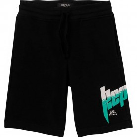 къси,панталони,детски,панталони,replay,sb9540.050.22739,sweat,shorts,black