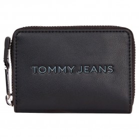 портфейли,и,портмонета,tommy,jeans,ess,must,small,za,woman,wallet,black,(black)