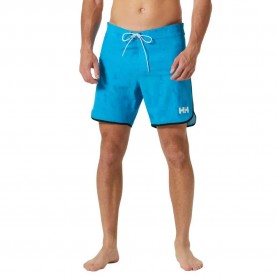 Бански гащета Helly hansen HP Curve Board 7´´ swimming shorts - Blue (Cyan Sea Map Camo) бански,гащета,мъжки,бански,костюми,helly,hansen,hp,curve,board,7´´,swimming,shorts,blue,(cyan,sea,map,camo)