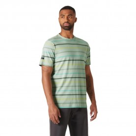 тениска,мъжки,тениски,helly,hansen,newport,2.0,short,sleeve,t,shirt,green,mist,multistripe,(green)