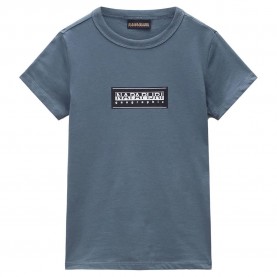 тениска,детски,тениски,napapijri,chamois,summer,short,sleeve,t,shirt,stormy,weat,(blue)