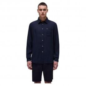 риза,с,дълъг,ръкав,мъжки,ризи,napapijri,linen,long,sleeve,shirt,blue
