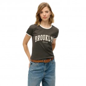 тениска,дамски,тениски,superdry,ath,ess,ringer,fitted,short,sleeve,t,shirt,black,(charcoal)