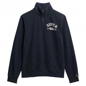 блуза,мъжки,пуловери,superdry,athletic,ess,half,zip,sweatshirt,blue
