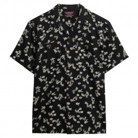 риза,с,къс,ръкав,мъжки,ризи,superdry,beach,short,sleeve,shirt,black,petal,(black)