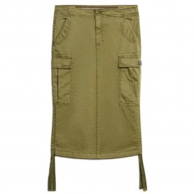 пола,дамски,поли,и,рокли,superdry,cargo,midi,skirt,green,(burnt,olive)