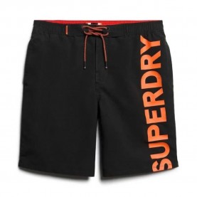 бански,гащета,мъжки,бански,костюми,superdry,classic,19´´,logo,swimming,shorts,black
