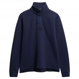 Блуза Superdry Cotton Classic Pique Henley sweatshirt - Blue (Washed Blue) блуза,мъжки,пуловери,superdry,cotton,classic,pique,henley,sweatshirt,blue,(washed,blue)