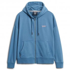 блуза,дамски,блузи,superdry,essential,logo,gd,half,zip,sweatshirt,blue,(copen,blue)