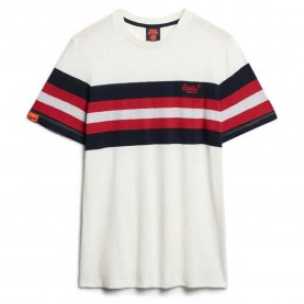 тениска,мъжки,тениски,superdry,essential,stripe,short,sleeve,t,shirt,brilliant,white,chest,stripe,(white)