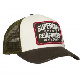 шапка,всички,шапки,superdry,mesh,trucker,cap,new,vintage,black,(white)