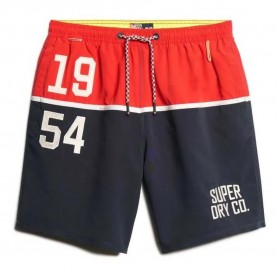 бански,гащета,мъжки,бански,костюми,superdry,nautical,logo,17´´,swimming,shorts,blue