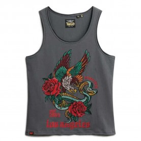 тениска,дамски,тениски,superdry,neo,trad,tattoo,scoop,sleeveless,t,shirt,washed,black,slub,(grey)
