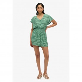 дамски,гащеризони,superdry,printed,romper,green