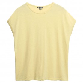 тениска,дамски,тениски,superdry,studios,loose,short,sleeve,t,shirt,french,vanilla,yellow,(yellow)