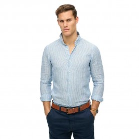 риза,с,дълъг,ръкав,мъжки,ризи,superdry,vacation,linen,long,sleeve,shirt,blue