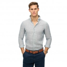 риза,с,дълъг,ръкав,мъжки,ризи,superdry,vacation,linen,long,sleeve,shirt,ticking,stripe,navy,(grey)