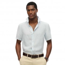 риза,с,къс,ръкав,мъжки,ризи,superdry,vacation,linen,short,sleeve,shirt,blue,(sky,blue,ticking,linen)