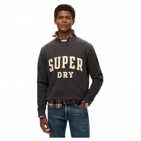 Блуза Superdry Vintage Athletic sweatshirt - Black (Washed Black) блуза,мъжки,пуловери,superdry,vintage,athletic,sweatshirt,black,(washed,black)