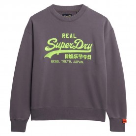 блуза,дамски,блузи,superdry,vl,neon,loose,sweatshirt,grey,(scandi,grey)