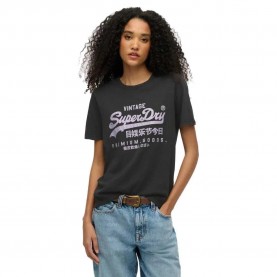 тениска,дамски,тениски,superdry,vl,metallic,relaxed,short,sleeve,t,shirt,heavy,back,in,black,(black)