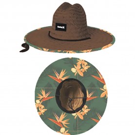 шапка,всички,шапки,hurley,java,straw,hat,vintage,green,(brown)