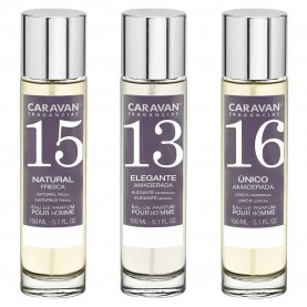 мъжки,парфюми,caravan,nº13,nº15,nº16,150ml,parfum,3,units,golden