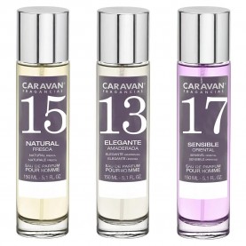 мъжки,парфюми,caravan,nº13,nº15,nº17,150ml,parfum,3,units,clear