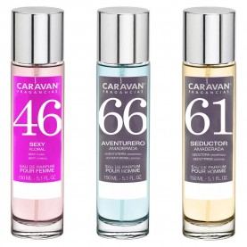 мъжки,парфюми,caravan,nº46,and,women´s,nº61,nº66,150ml,parfum,3,units,clear