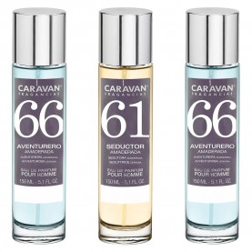 мъжки,парфюми,caravan,nº61,nº66x2,150ml,parfum,3,units,golden