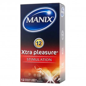 хигиена,тяло,manix,condoms,xtra,pleasure,12,units,clear,(clear)