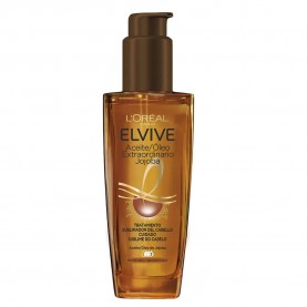 хигиена,коса,l´oreal,paris,elvive,hair,oil,jojoba,100ml,golden,(multicolor)
